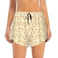 thumbnail image 4 of Lsque Peanuts3 Printed Women's Running Shorts with Liner Pockets,Elastic Quick Dry Workout Athletic Gym Yoga Shorts,Womens High Waist Shorts-Small, 4 of 9
