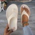 thumbnail image 2 of BRICH Women's Shoes Fashion Slippers Open Toe Flat Slippers Summer Beach Sandals Bathroom Slippers Comfortable Sandals Black 5.5, 2 of 5