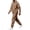 Coffee #679, variant on Men's 2 Piece Hoodie Set Pullover Sweatshirt and Jogger Pants, Relaxed Casual Fall Athleisure Outfit with Kangaroo Pocket Matching Sweatsuit, M
