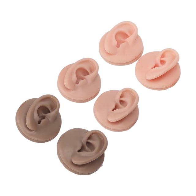 Modelo De Oreja De Silicona, Soporte De Acrílico, Modelo De Oreja Humana Elástica Realista Para Práctica De Costura ANGGREK Ocean Broad Surfboard Fins