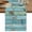 Teal, Brown, Grey, Beige, variant on Turquoise Farmhouse Table Runner, Vintage Teal Wooden Washable Cotton Linen Table Runners 48 Inches Long, Dresser Scarf Runner for Nightstand/Coffee/End Tables 13''x48''