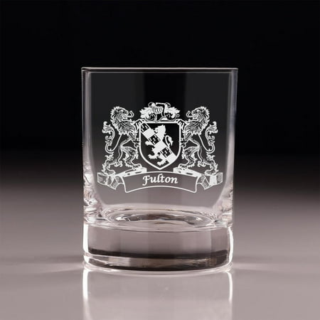 

Fulton Irish Coat of Arms Old Fashioned Tumblers - Set of 4
