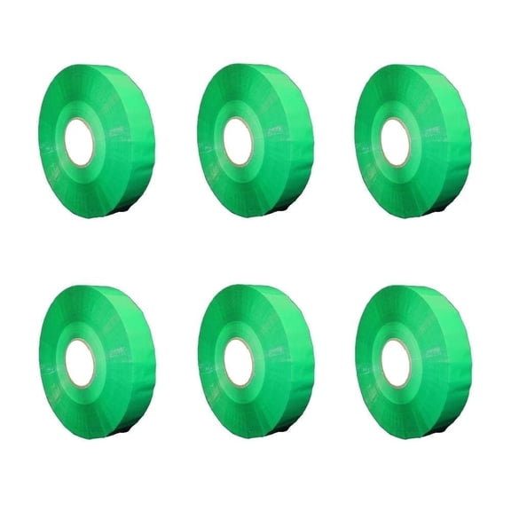 SSBM 1.88 Inch x 1000 Yards Green Acrylic Carton Sealing Tape 2 Mil Packing and Storage Use 6 Rolls