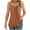 Gold, variant on Tnhcen Trendy Solid Satin Camisole Top Women's Ruffled Sleeveless Blouse (M-2XL) Elegant Flowy Casual Wear