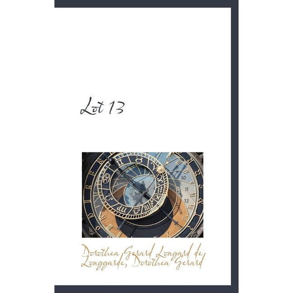 Lot 13 (Hardcover)