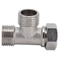 thumbnail image 4 of Adaptador En T, Conector En T Duradero De Rosca Macho/hembra G1/2 De Acero Inoxidable Para Conexión De Tubería De Agua Para Desvío, 4 of 7