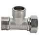 thumbnail image 4 of Adaptador En T, Conector En T Duradero De Rosca Macho/hembra G1/2 De Acero Inoxidable Para Conexión De Tubería De Agua Para Desvío, 4 of 7