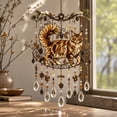 thumbnail image 5 of Luckky Cat Stained Glass Suncatcher Wind Chime,Bohemian Crystal Metal Hanging Pendant Ornament,Color Light Catching Window Decor,Ideal Holiday Gift for Cat Lovers, 5 of 6