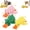 3PCS, variant on Cute Yellow Calming Duck Dog Toy with Soft Squeaker, Interactive Stuffed Quack Toy for Aggressive Chewers