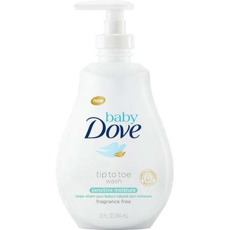 Baby Dove Sensitive Moisture Wash 13 oz (Best Baby Wash For Sensitive Skin)