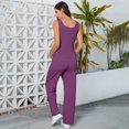thumbnail image 4 of Women's Maternity 2 Piece Outfits Rib Knit Tank Top And Drawstring Waist Wide Leg Pants Lounge Set, 4 of 5