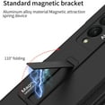thumbnail image 5 of Case for Samsung Galaxy Z Fold 3 5G Cover with S Pen Holder, Allytech Hard PC Folding Hinge Protection Magnetic Bracket Kickstand All-Inclusive Magnetic Suction Cover for Galaxy Z Fold3 2021,Darkgreen, 5 of 12