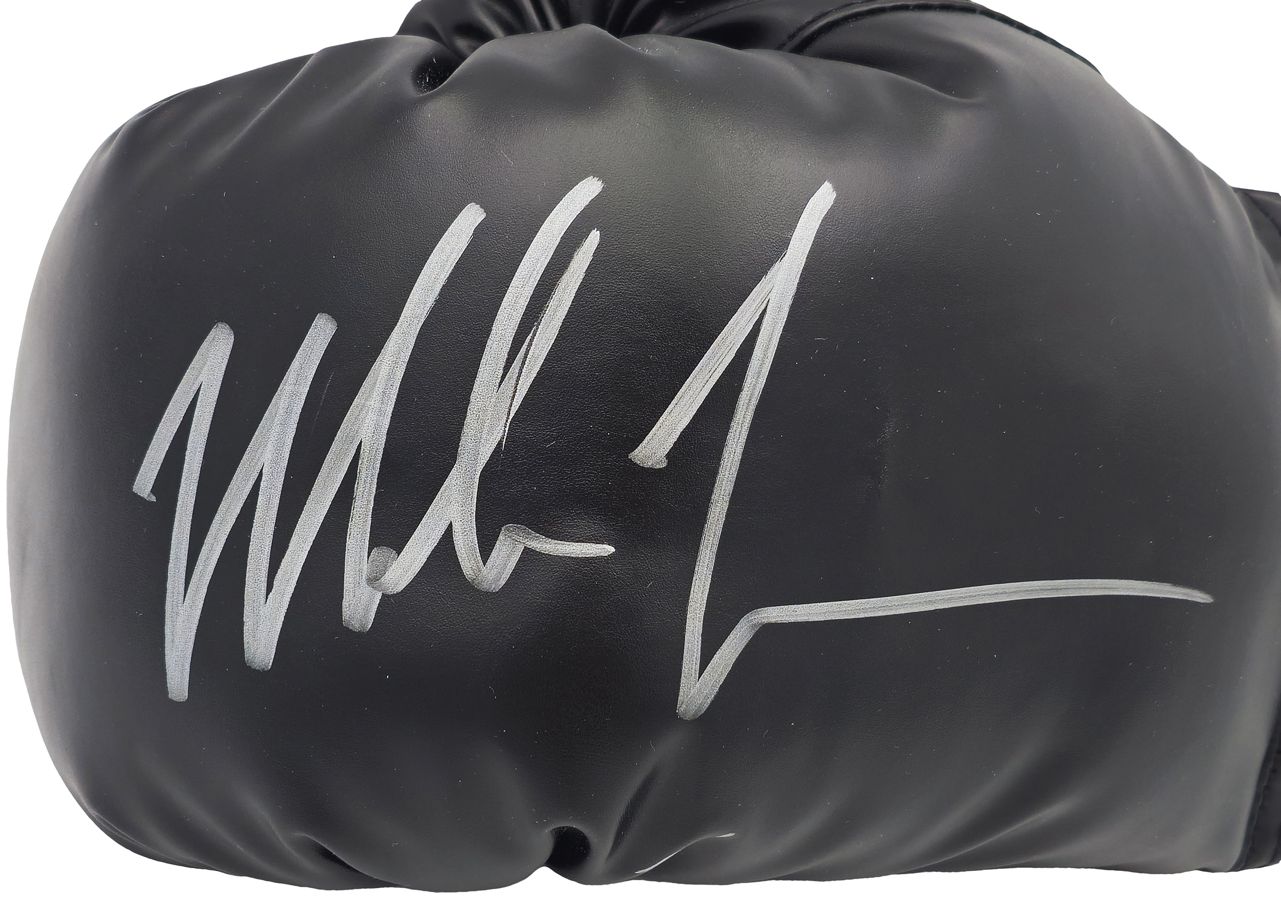 Mike Tyson Autographed Black Everlast Left Handed LH Boxing Glove Left Handed LH Boxing Glove JSA 228078
