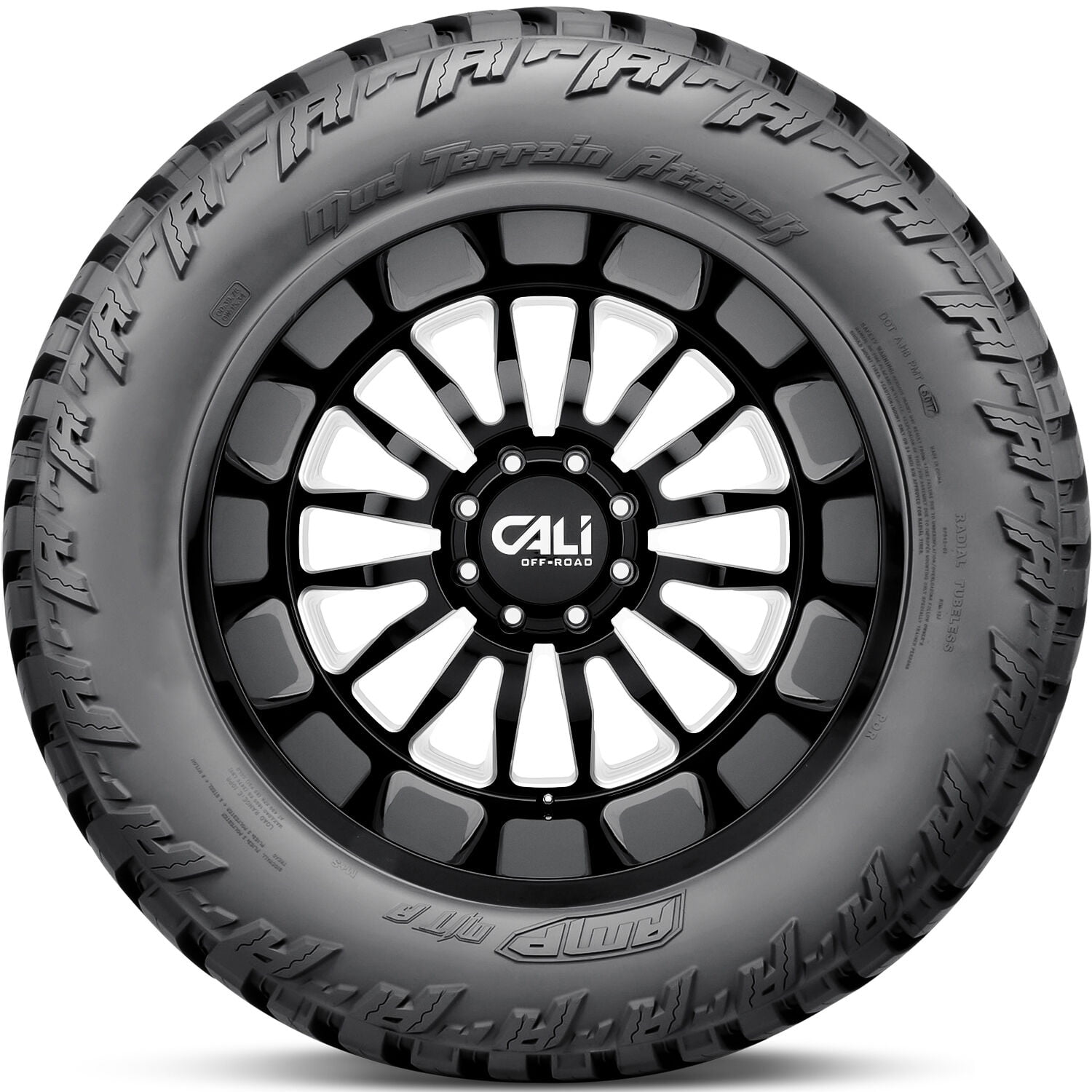 Amp Terrain Attack M/T A Mud Terrain LT35X15.50R22 125Q F Light Truck Tire