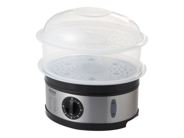 Photo 1 of AROMA® 5Qt. 2-Tier Food Steamer, BPA-Free, Dishwasher Safe (AFS-186)----missing items