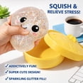 thumbnail image 4 of Glitter Dumpling Squishy Box, Soft Squeeze Decompression Dough, Anxiety Relief Fidget, 4 of 8