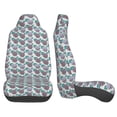 thumbnail image 4 of XMXT 2Pcs Car Seat Cover Decor Protector, Cartoon Berry Print Front Seat Covers for Cars SUVs, Universal Fit, 4 of 9