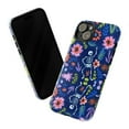thumbnail image 3 of Floral Skeleton Phone Case, Colorful Flower and Dancing Skeleton Design, Unique Artistic Protective Cover for iPhone 16 15 14 13 12 11 Pro Plus Mini, 3 of 6