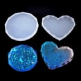 thumbnail image 3 of Resin Mold Coaster Geode Agate Epoxy Casting Mold for DIY Silicone Jewelry, 3 of 5
