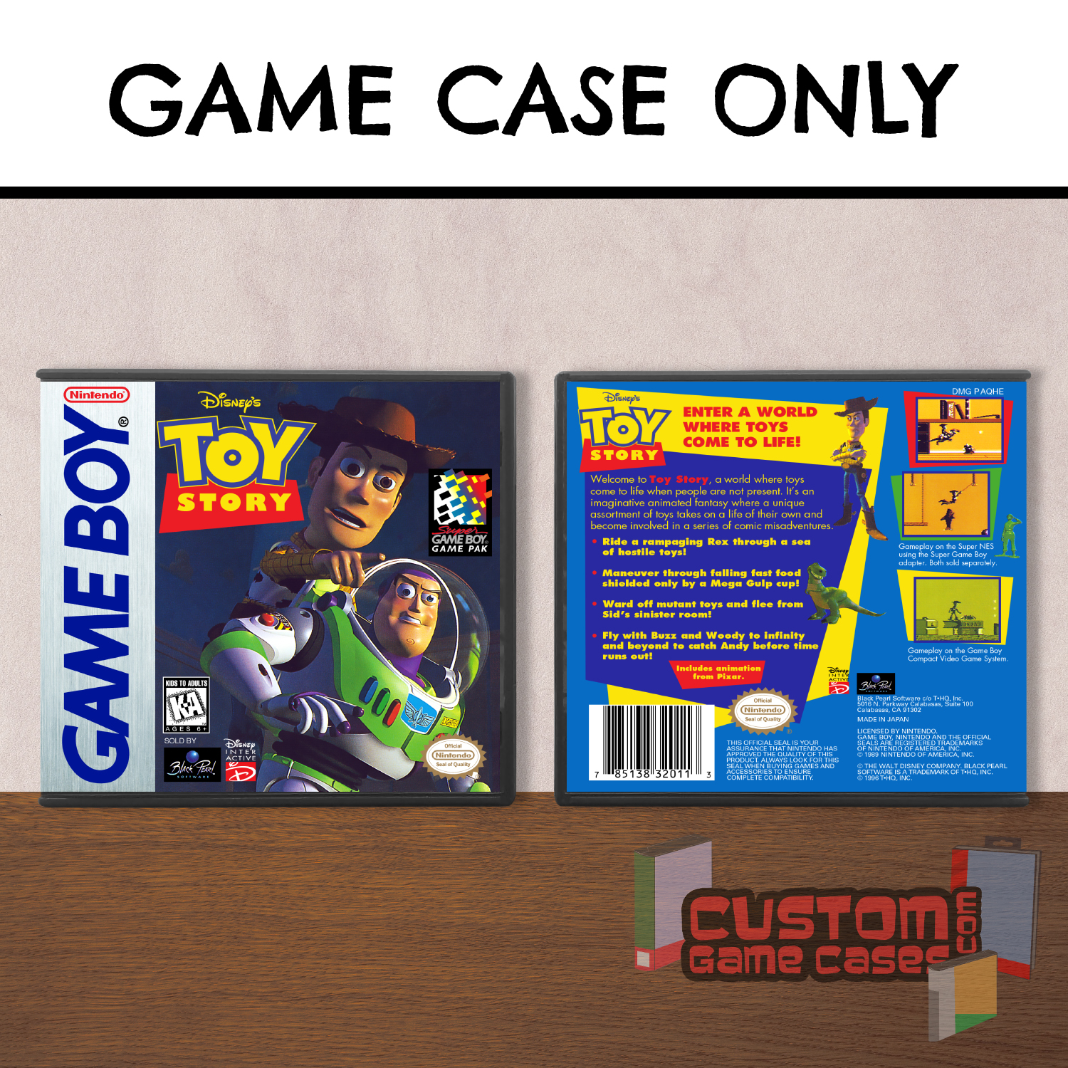 Toy Story (GB) Game Boy Game Case with Cover