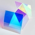 thumbnail image 4 of YWIYIUD 50/100/200/300/500PCS 1.18x1.18inch Mini Rainbow Squares Suitable for DIY Crafts Light Shadow Artwork and Decorative Projects Double Sided Colorful Squares, 4 of 8