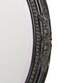 thumbnail image 3 of Howard Elliott Collection Queen Ann Oval Hanging Wall Mirror, Antique Black, 3 of 3