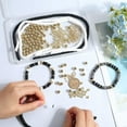 thumbnail image 3 of 1 box 1762pcs Clay Bracelet Making Kits Black Clay Beads White Heishi Beads Handmade Polymer Clay Spacer Beads golden Loose Beads for Jewelry Making Kits Women Adults DIY Craft Supplies, 3 of 5