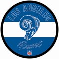 thumbnail image 2 of Los Angeles Rams 23" LED Retro Logo Round Wall Sign, 2 of 3