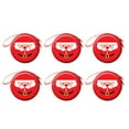 thumbnail image 1 of Mini monedero de 6 piezas, monedero de Navidad con cremallera, mini bolsas para llaves de dinero, bolsa de base de datos, cartera de Papá Noel para Navidad y Halloween, decoraciones navideñas,, 1 of 5