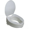 thumbnail image 1 of PCP 4" Raised Standard Toilet Seat, Increase Height Over Commode, Includes Lid, Tightening Stability Safety Clamps, 1 of 8