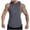 Gray, variant on lmcalzta Mens Hooded Tank Tops Quick Drying Lightweight Sleeveless Shirts Athletic Running Workout Loose Fitting Tank Tops
