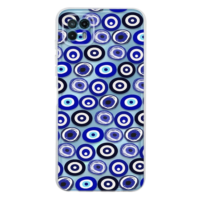 Funda para Moto G50 5G Ojo Turco Pincel Uso Rudo, InstaCase Protector para Moto G50 5G Antigolpes, Case Ojo Turco Pincel