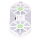 thumbnail image 2 of Refroidisseur pliable pour ordinateur portable 4 couleurs, double ventilateur, grand volume d'air, dissipateur thermique (blanc), 2 of 4