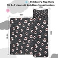 thumbnail image 5 of Black Christmas Snowman Pattern Toddler Nap Mats for Kids Preschool,60"x20" Sleeping Mat Bag or Kids,Toddler Sleeping Bag,Toddler Nap Mat or Daycare, 5 of 6