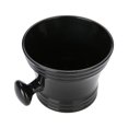 thumbnail image 2 of Cuenco de afeitar Jadeshay de plástico para jabón de afeitar Negro, 2 of 14