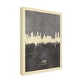 thumbnail image 2 of Michael Tompsett 'Cork Ireland Skyline Gray' Canvas Art, 2 of 3
