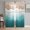 turquoise, variant on Sheer Curtains 84 Inches Long 2 Panels Set for Living Room, Pink Ombre Stripe Semi Sheer Curtains for Windows, Abstract Summer Beach Coastal Voile Window Treatments Rod Pocket Curtain