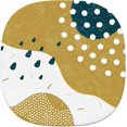 thumbnail image 1 of SHIQI-Small Mouse Pad 6.6 Inch, Takes up Wrist and Mouse Space, Waterproof Compact Mini Mouse Mat for Laptop Computer Wireless Mouse Keyboard Home Office Travel,Yellow White, 1 of 4