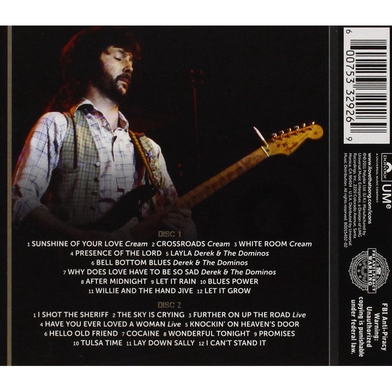 Eric Clapton - Icon - CD - Walmart.com
