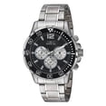 thumbnail image 2 of Invicta Men's Specialty 45mm Steel Bracelet & Case Flame-Fusion Crystal Quartz Black Dial Watch 23665, 2 of 5