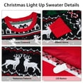 thumbnail image 5 of Lollipie Ugly Christmas Light up Sweater for Women/Men with Multi-Colored Led Flashing Lights Knitted Sweater, 5 of 7