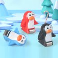 thumbnail image 4 of Educativos para Edades Tempranas Coche Carreras Tren Juguete 3 Uds. Subir Escaleras (pingüino), 4 of 8