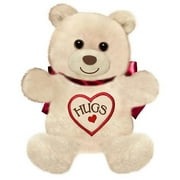 First & Main 1695 10 in. Sitting Hugsie Bear - Light Brown