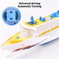thumbnail image 5 of YAHHU Kids Cruise Ship Model Sound Effects LED Light Universal Rotation Ocean Liner Boat Toy for Boys Girls (19.29 inches / 49 cm)[cite: 1], 5 of 9