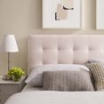 thumbnail image 3 of Modway Lily Biscuit Tufted Velvet King Headboard in Pink, 3 of 5