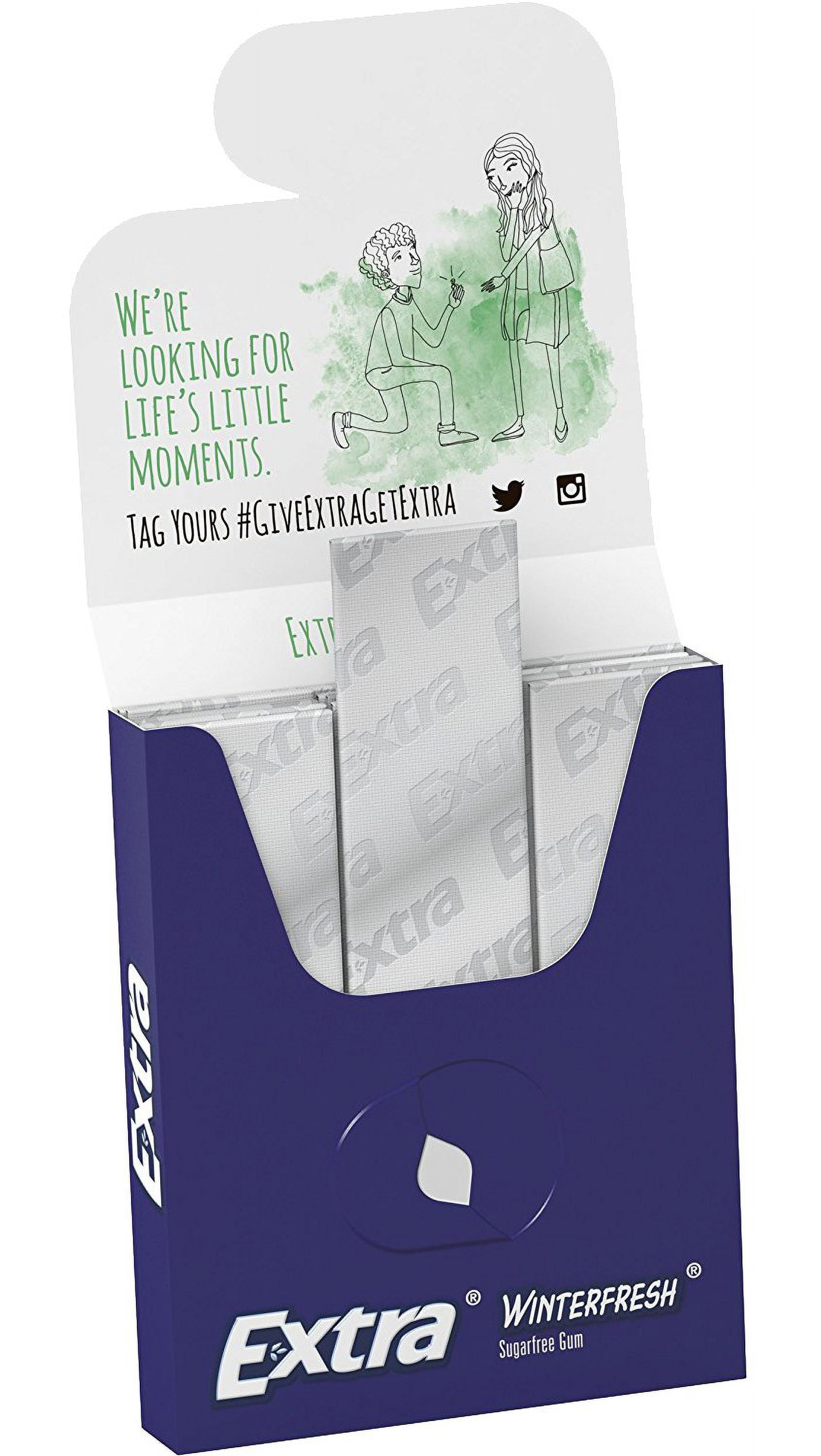 Wrigleys Extra Winterfresh Gum, 15 Count Sticks - 30 Count - Pack of 3