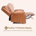 thumbnail image 2 of Electric Power Lift Recliner Chair for Elderly - PU Leather Massage Recliner Sofa with Heat, Remote Control, Side Pocket for Living Room or Bedroom - Color: Two-Tone Classic, 2 of 7