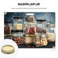 thumbnail image 4 of 20 Pcs Couvercles de Bocaux Mason Couvercles de Bocaux Mason Couvercles de Bocaux Mason (Doré), 4 of 4