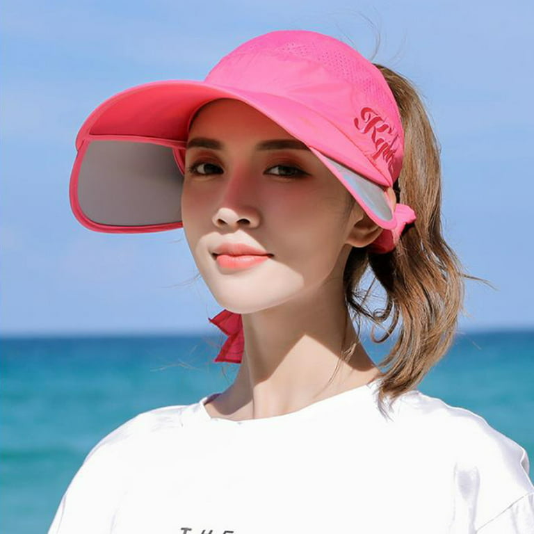 Sun Sun Absorbent Visor Sweat Breathable Elastic Women's Wide Hat
