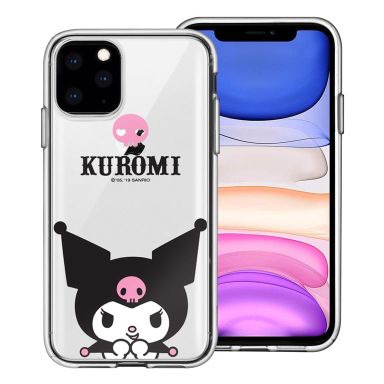 iPhone 12 Pro Max Case (6.7inch) Sanrio Cute Clear Soft Jelly Cover - Kuromi  Smile - Walmart.com